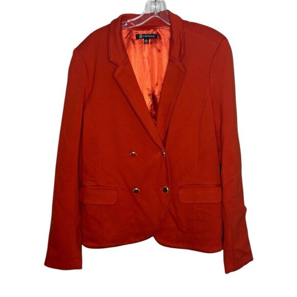 Versona Orange blazer jacket size 12 - Picture 1 of 5
